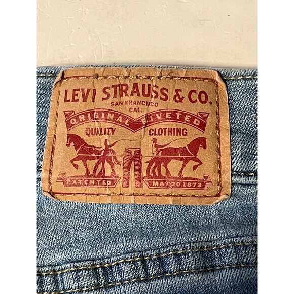 Levi's jeans womens 22 w 40 x 30 classic straight blue - Picture 9 of 12